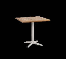 Cane-line cafebord 72x72 cm - sand med Teak