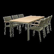 Mandalay toscana og siena havestole - oliven grøn