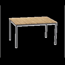 Mandalay Toscana havebord L132 cm - antracit med teaktræ