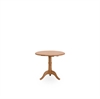 Sika design Michel cafebord ø80 cm - patineret teak 