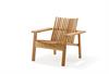 havemøbler i teaktræ fra Cane-line - Amaze loungestol