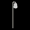 Fermob spike stand - jordspyd til Balad lampen - clay grey