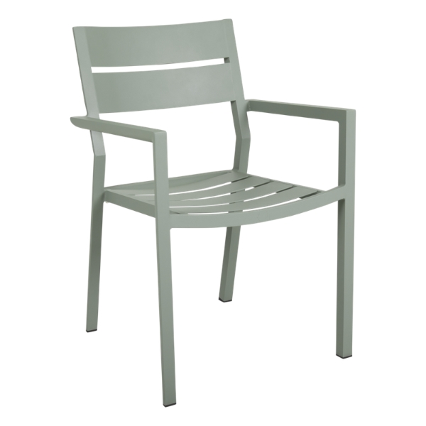 Brafab Delia havestol med armlæn - Dusty green
