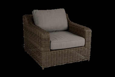 Brafab Glendon loungestol - Dark brown flet 