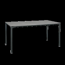 Fermob Calvi havebord - 160 x 80 cm - Antracit med keramisk plade kreta