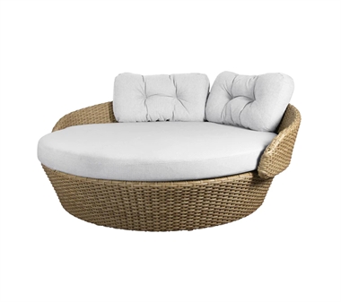 Cane-line Ocean large daybed - med hynder - white grey