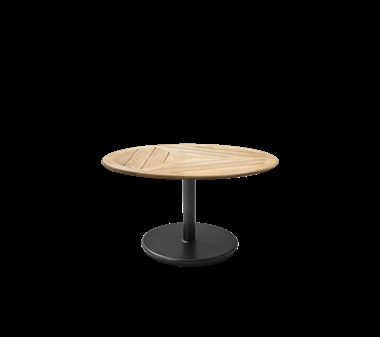 Cane-line go loungebord - Ø 80 cm - Teak