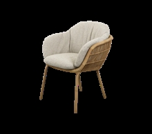 Cane-line Stay havestol - lys natur - med hyndesæt i Desert Sand - Ys152