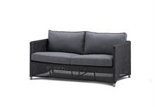 Lille udendørs sofa - Cane-line loungesofa - Diamond 2 pers. Flet