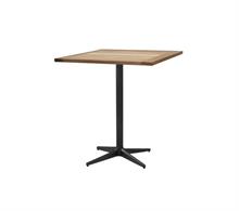 Cafebord med teakplade 72x72 cm - Cane-line drop