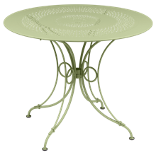 Fermob 1900 havebord i farven willow green ø 96 cm