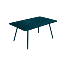 Fermob luxembourg havebord acapulco blue - 165x100