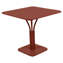 Fermob luxembourg havebord 80x80 cm red ochre