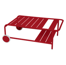 Fermob luxembourg low table - chili