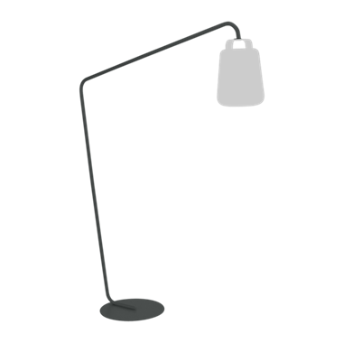 Fermob stander til balad lampe - offset stand - Antracit