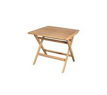 Klapbord i teak. Lille havebord i teak træ. Cane-line flip