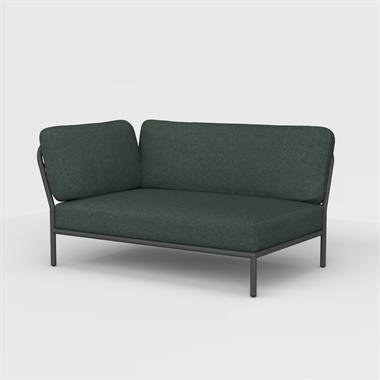 Houe Level loungesofa - Venstre modul - alpine green sunbrella heritage hynder 