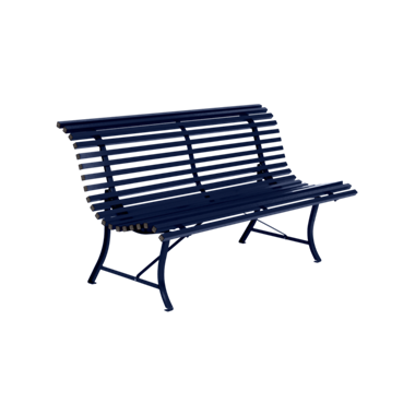 Fermob Louisiane havebænk - 150 cm - Deep blue