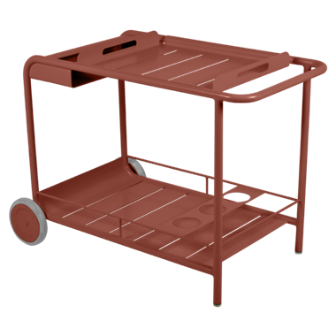 Fermob Luxembourg serveringsvogn - Red ochre