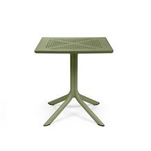 grønt Cafebord - Nardi clip 70x70 i farven agave
