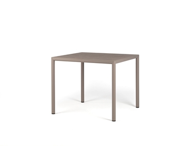 havebord 90x90 - nardi Piave i farven tortora