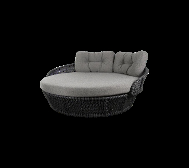 Cane-line Ocean Large Daybed. Dark grey - Dark grey hyndesæt 