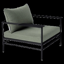 Fermob Rivage loungestol - antracit stel med Cactus hynde 