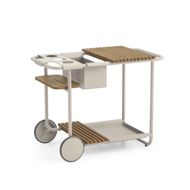 Lexpo rullebord Santorini i sand farvet alu 