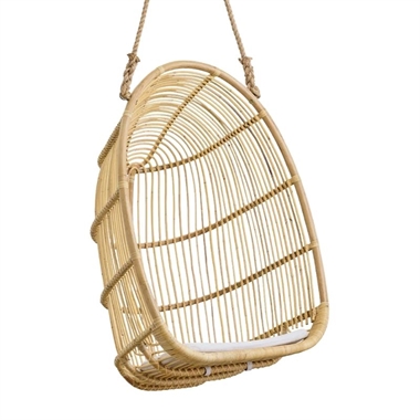 Sika Design Renoir hængestol i rattan - natur 