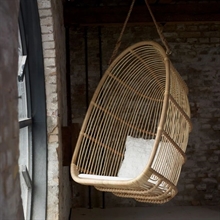 Sika Design Renoir hængestol i rattan - natur 