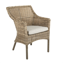 Brafab Lenora havestol - polyrattan rustik/sand   