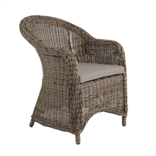 Brafab Eads havestol - polyrattan natur / beige
