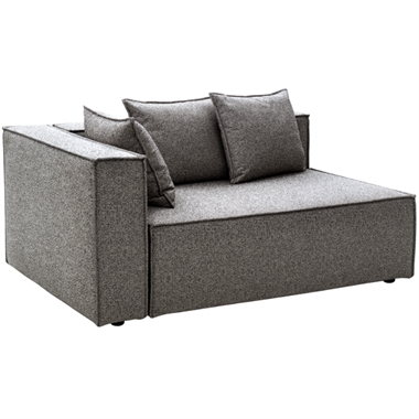 Brafab Muki loungesofamodul - Højre - Smokey grey