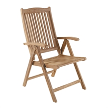 Brafab Veronica positionsstol - teak 