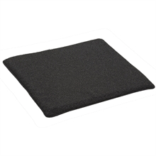 Brafab Frisk sædehynde 37x37cm - Teddy Black