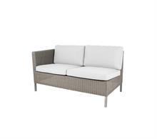 Cane-line Connect dining loungesofa - modul med hvid hyndesæt 