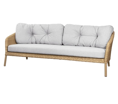 Cane-line Ocean large loungesofa - natur - white grey hynde