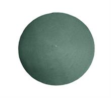 udendørs tæppe i grøn - Cane-line circle dark green