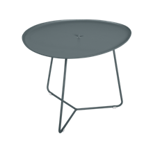 lille bord - Fermob cocotte sidebord med bakke - storm grey