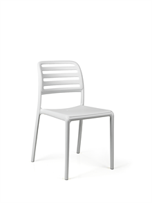 Hvid havestol i plast - Nardi Costa uden armlæn