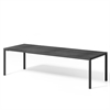 Nardi Tevere Laminat havebord med udtræk - antracit - 211/275 x 100 cm