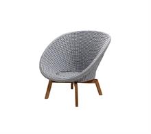 Eksklusive loungemøbler - Cane-line peacock i light grey