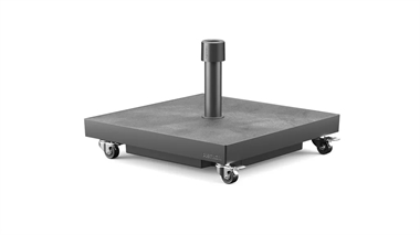 Platinum Ceramica parasolfod m. hjul 40 kg - antracit
