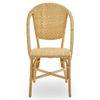 Sika-Design Alanis kurvestol i rattan - lys natur.