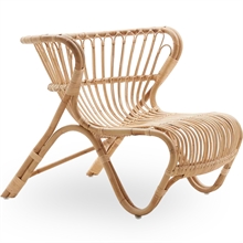 Sika-Design Fox kurvestol - naturligt rattan.