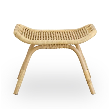Sika-Design Monet fodskammel - naturligt rattan. 