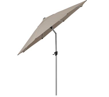 Rund parasol med tilt - Cane-line sunshade - taupe